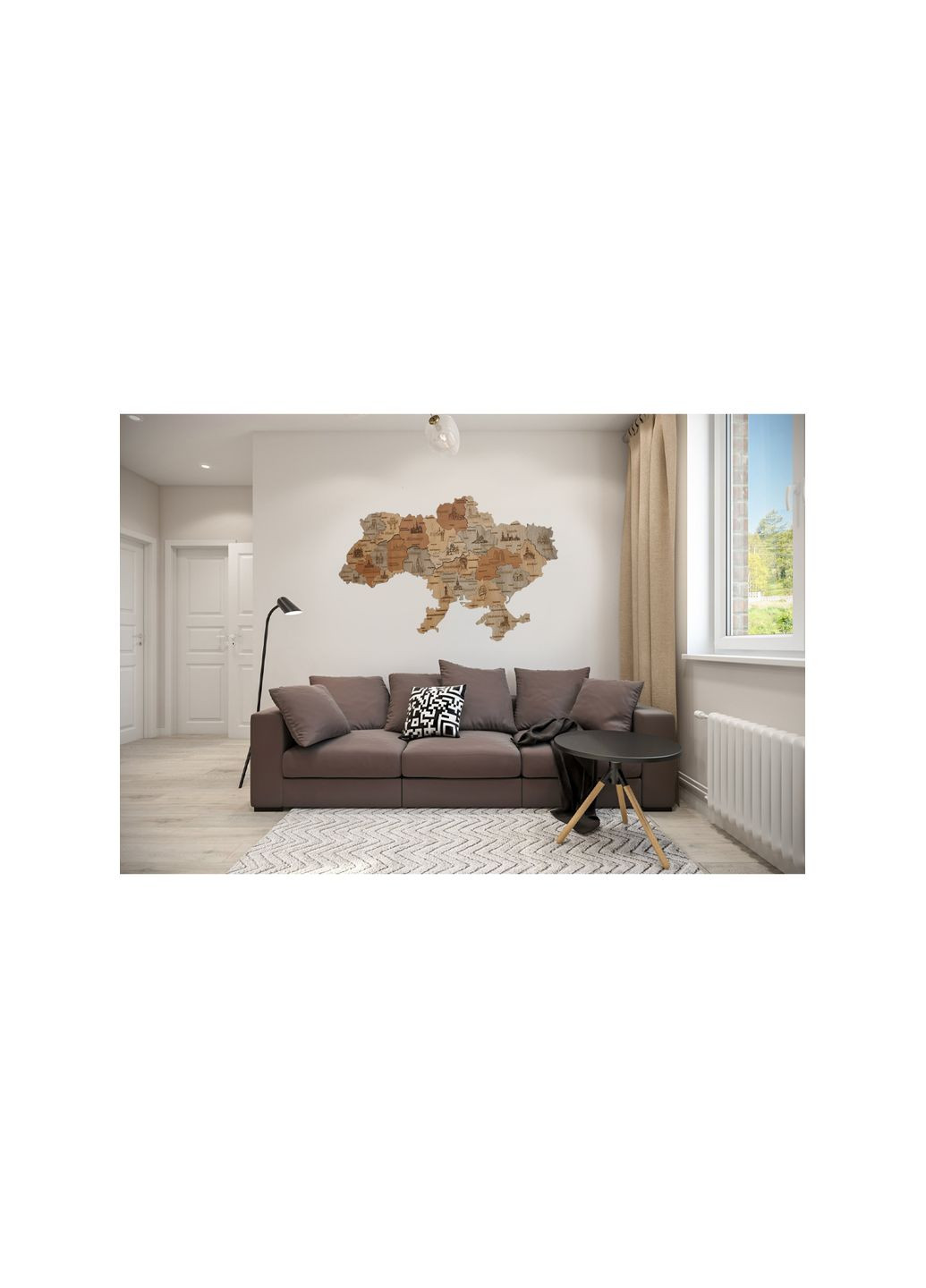 3D деревянная карта Украины Lemanta (302980694)