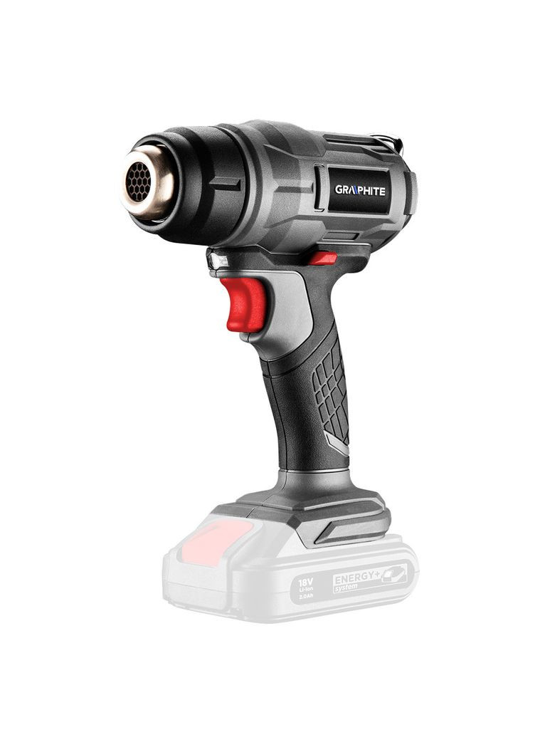 Акумуляторний термофен 58G082 (18V, 550°C, 200 л/хв) без АКБ Graphite (354198152)
