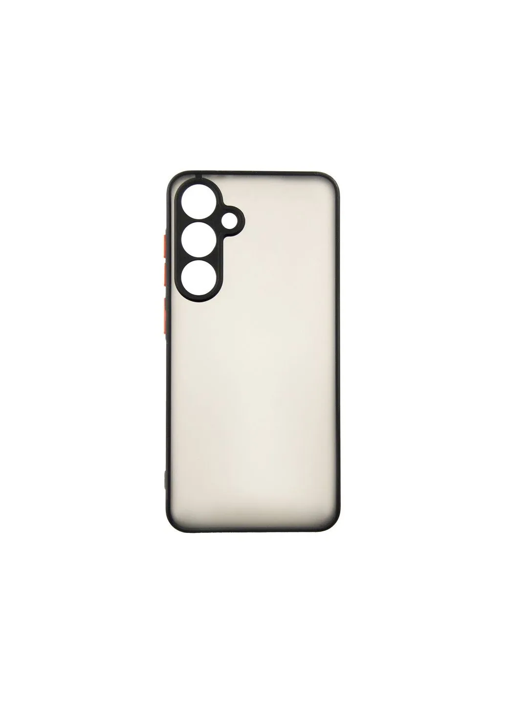 Чехол для мобильного телефона Samsung Galaxy S24 FE Matte + glass (Black) (DG-KM-117) DENGOS Samsung Galaxy S24 FE Matte + glass (Black) (326586190)