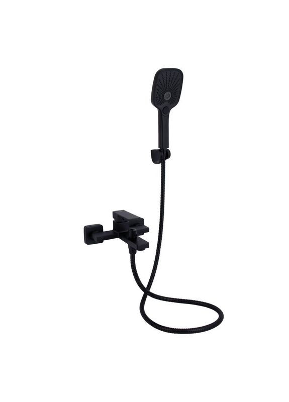 Смеситель для ванны Gemini (с душевым гарнитуром) QTGEM259BLM45682 Black Matt Qtap (336938967)