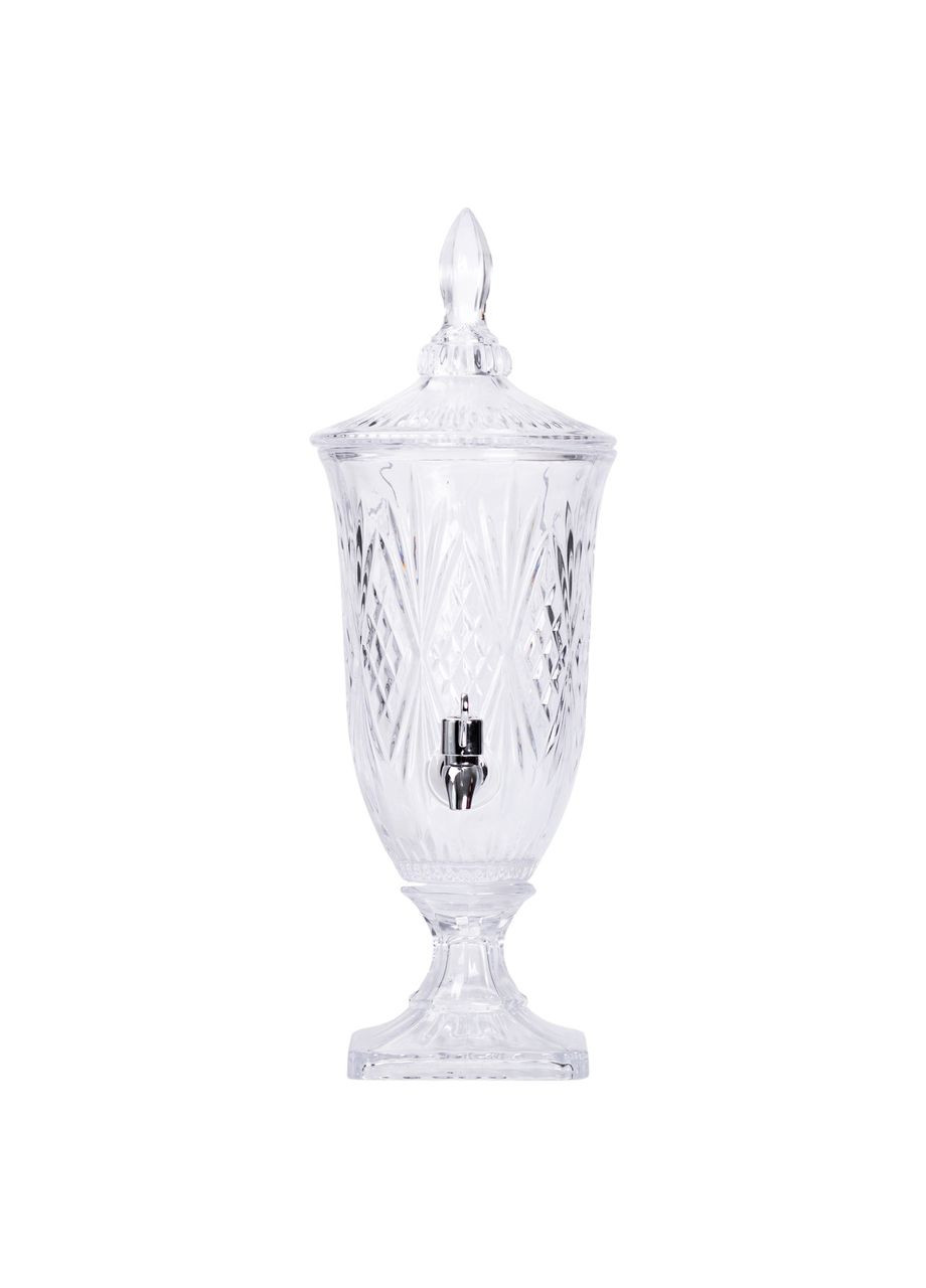 Лимонадница с краном на ножке стеклянная для напитков 2 л 46 см. HP-19-15 Yiwu (367842987)