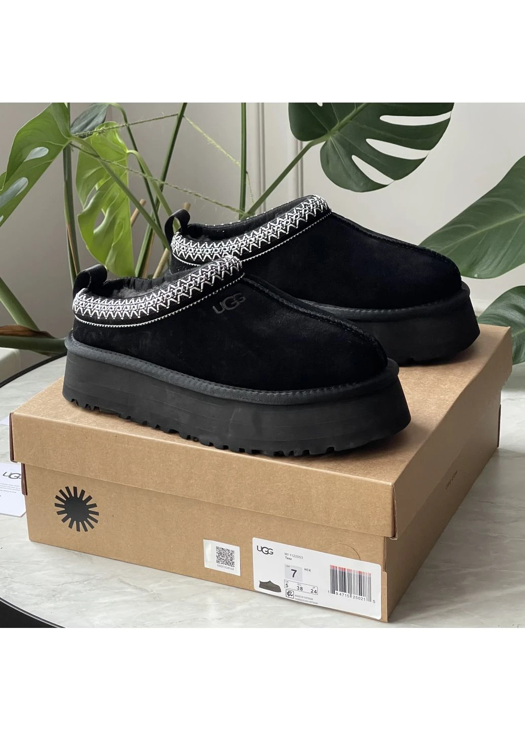 UGG Tasman Platform Black Vakko (393902257)