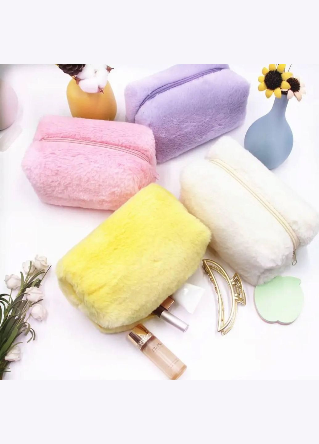 Плюшева косметичка-пенал тедді Рожева(Teddy) No Brand (295012726)