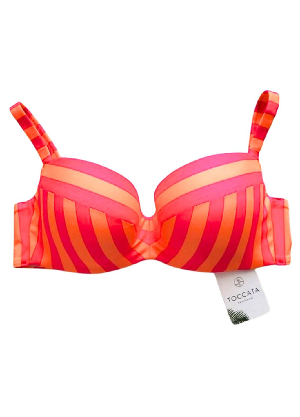 Помаранчевий купальник помаранчевий в смужку angela bsg - 030 Toccata