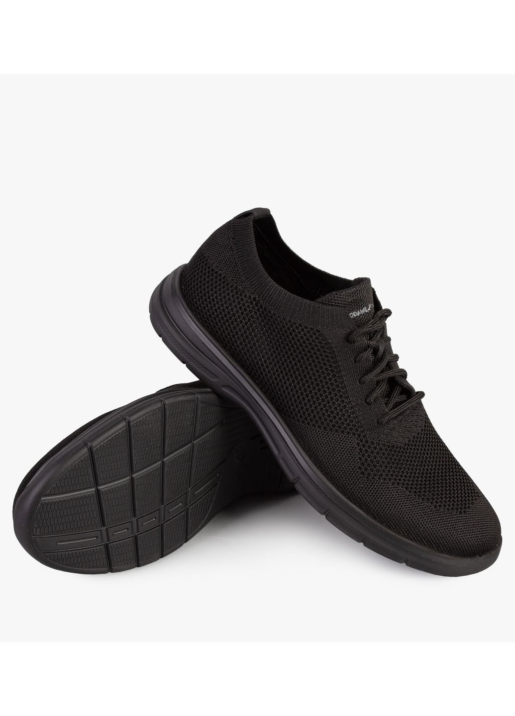 Черные демисезонные кроссовки мужские бренда 9200570_(1) ModaMilano