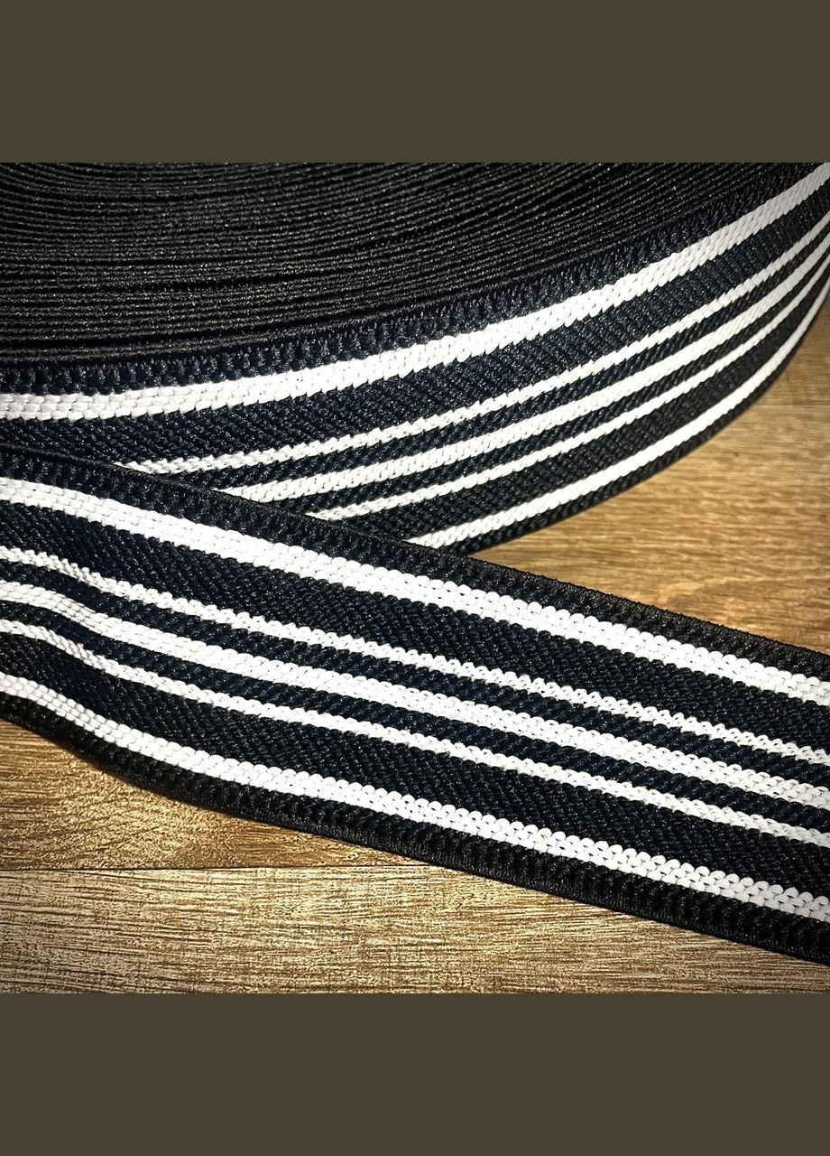 Резинка для пояса 40 мм, резинка поясная черная пог. м. No Brand (329743590)