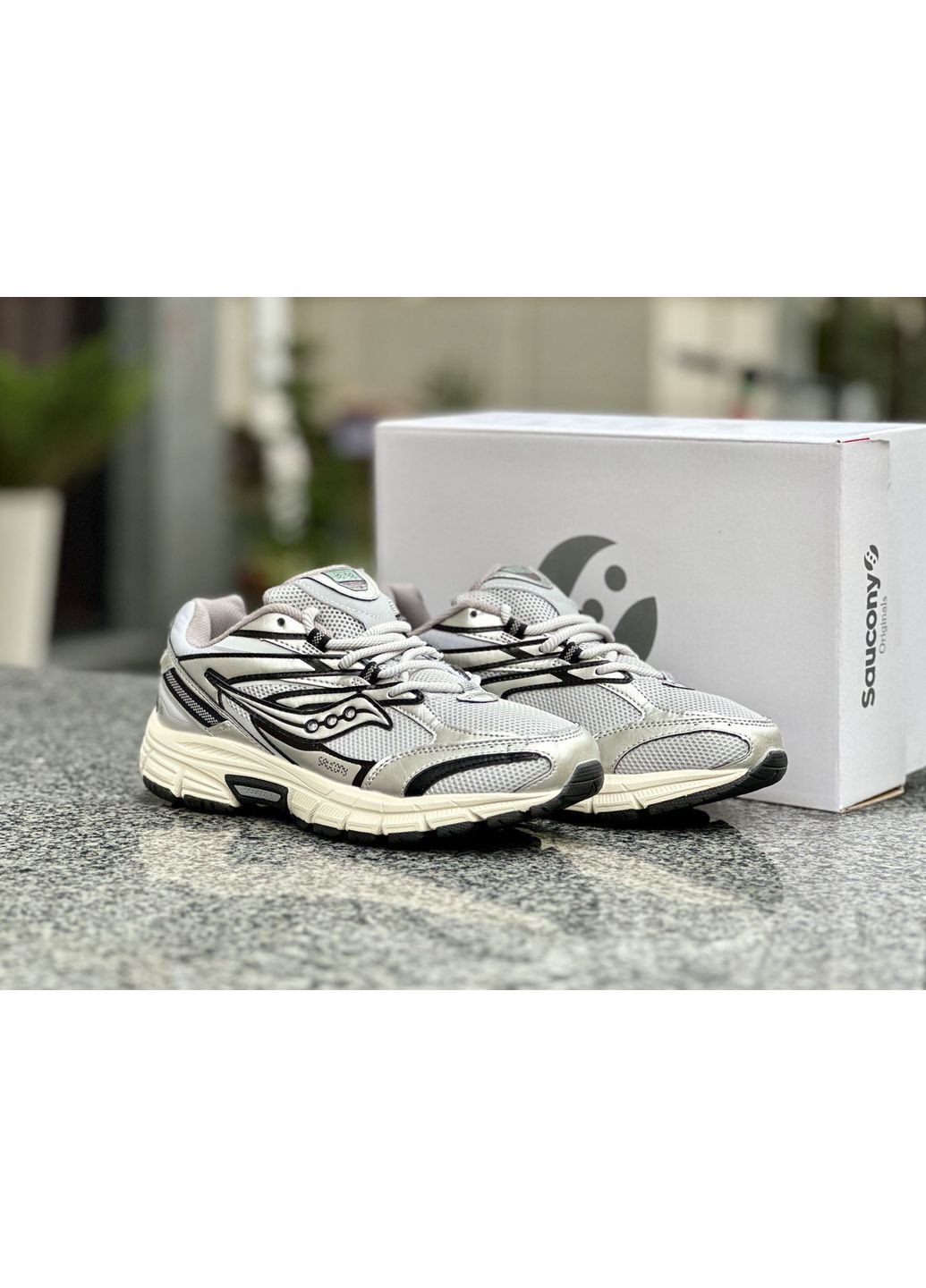 КРОССОВКИ ЖЕНСКИЕ SAUCONY COHESION 2K SILVER САУКОНИ No Brand комбинированные демисезоны (368854845)