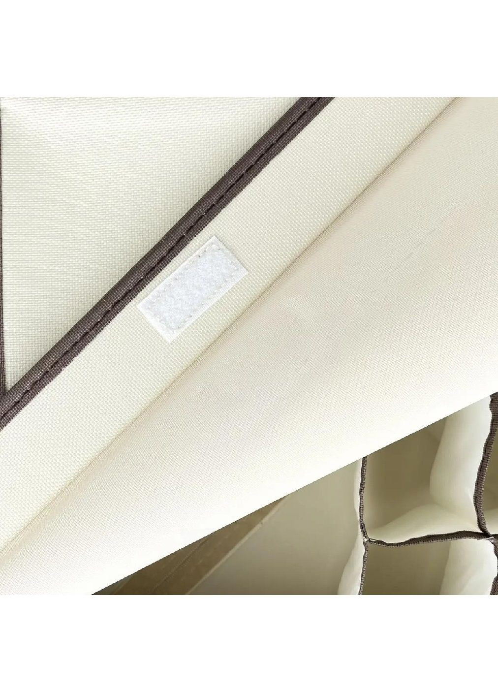 Органайзер для зберігання шкарпеток нижньої білизни аксесуарів спанбонд 31х27х12 см (477015-Prob) Коричневий із собачками Unbranded (293343318)