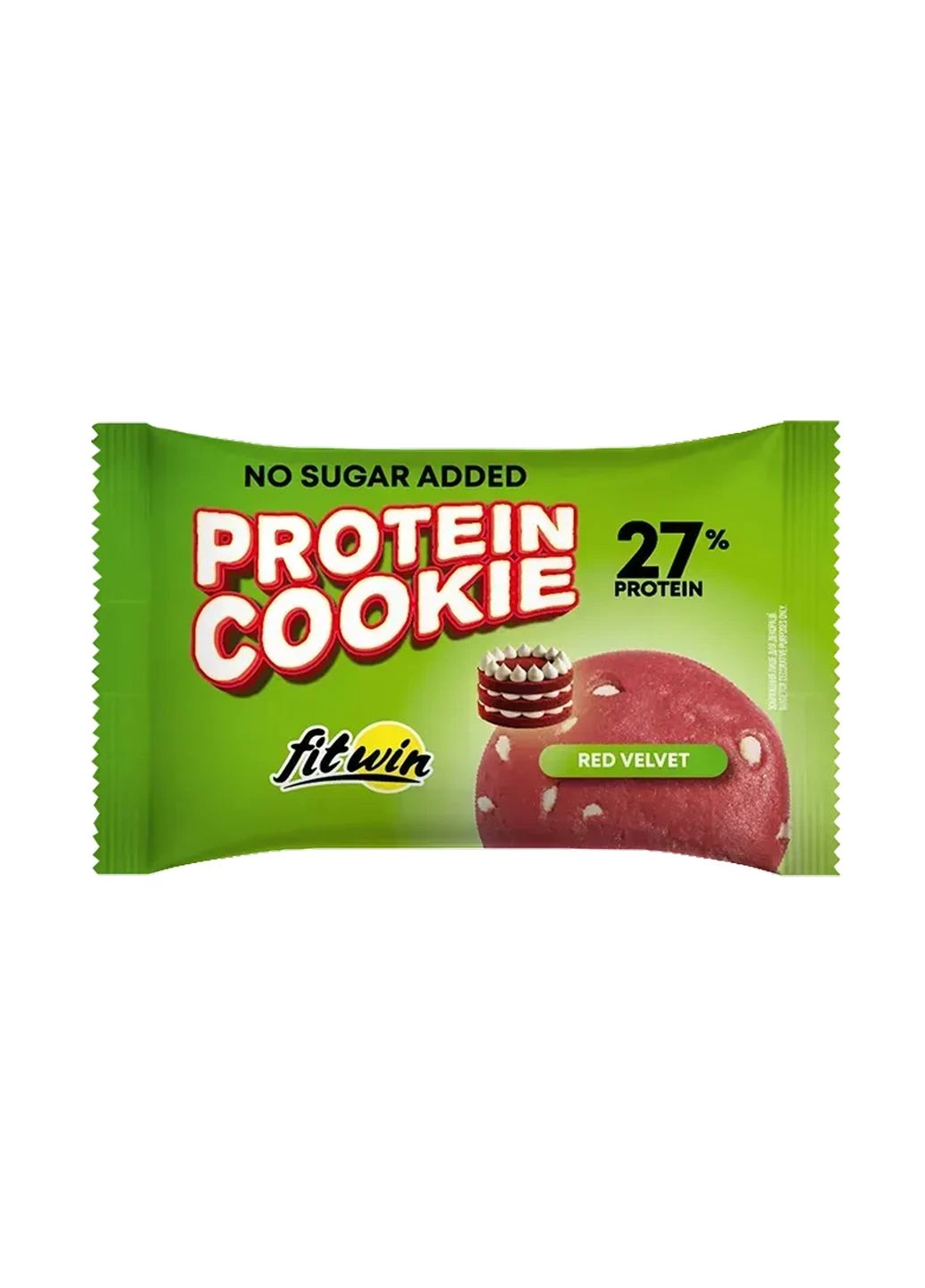 Протеиновое печенье для полезного десерта Protein Cookie 27% 10x40g Red Velvet FitWin (392468260)