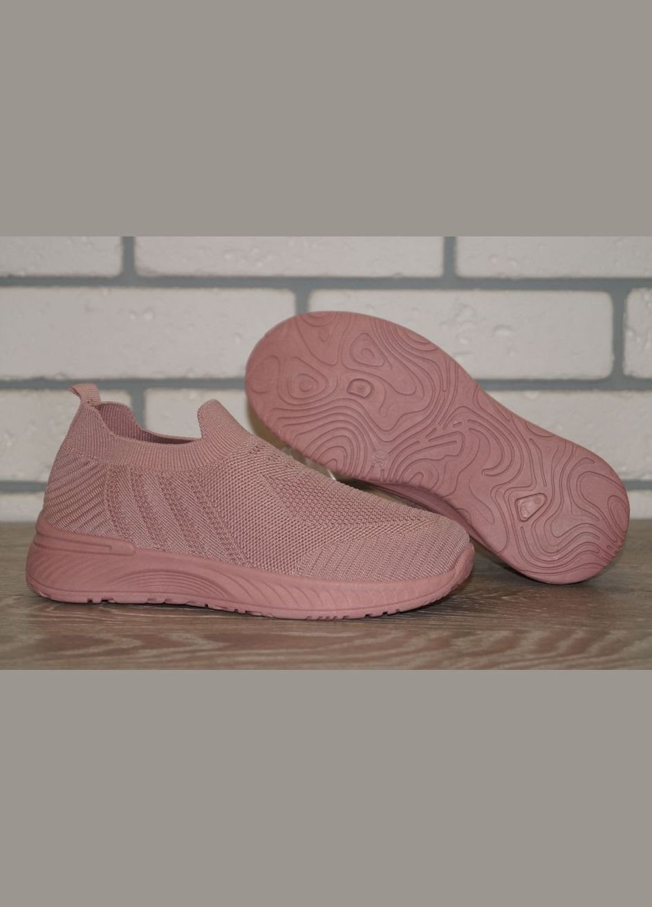 Рожеві осінні кросівки текстильні для дівчинки рожеві Yalike