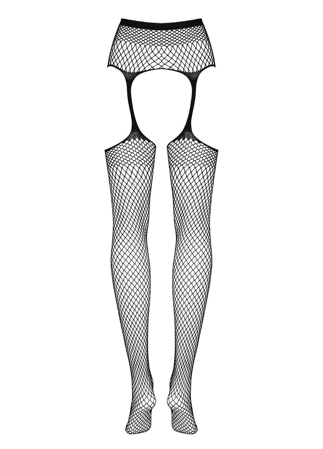 Чулки в сетку с поясом S815 Obsessive (351583415)