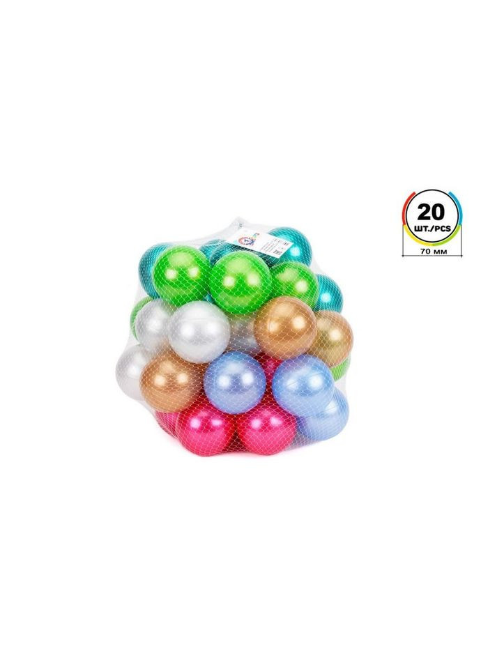 Набір кульок для сухих басейнів ТехноК 8928TXK, 70 мм 20 шт. No Brand (356676045)