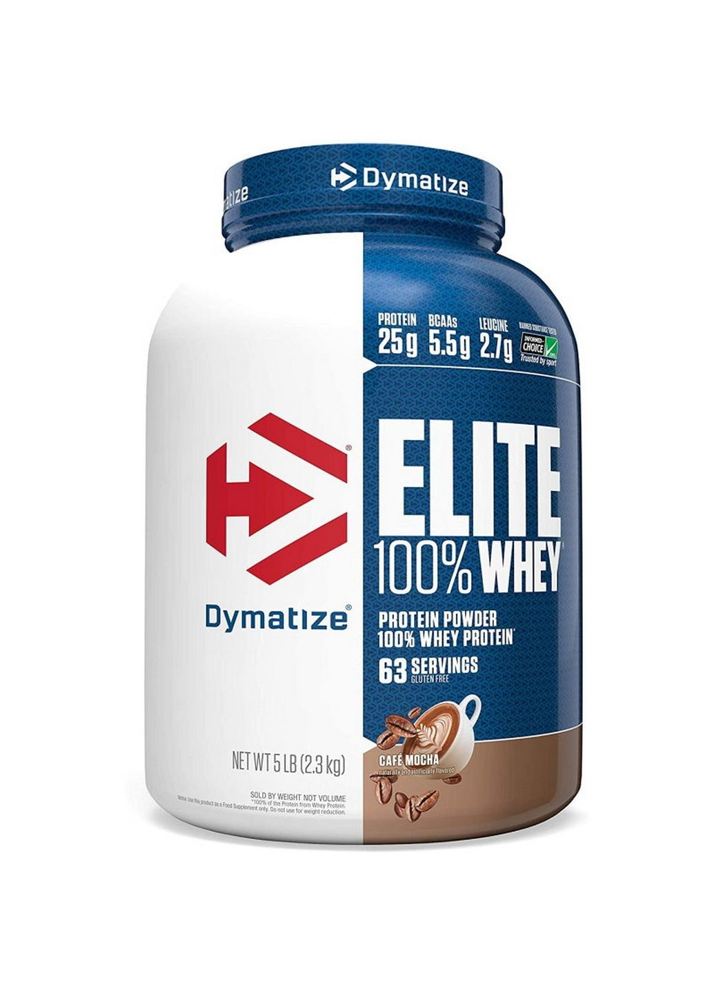 Протеїн Dymatize Elite 100% Whey Protein, 2.3 кг Кава мокко Dymatize Nutrition (293478040)
