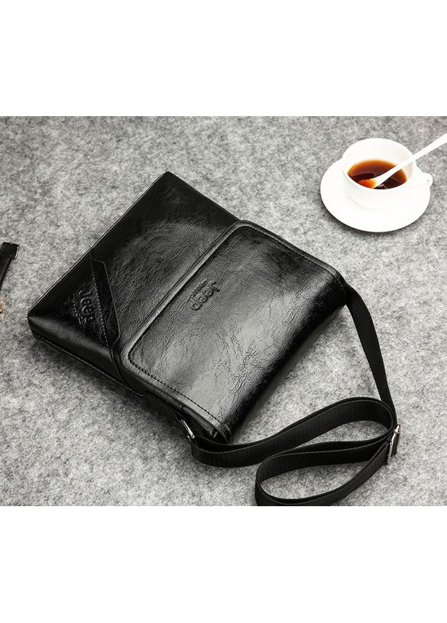 Мужская сумка через плечо экокожа черная ProDobro (365255078)