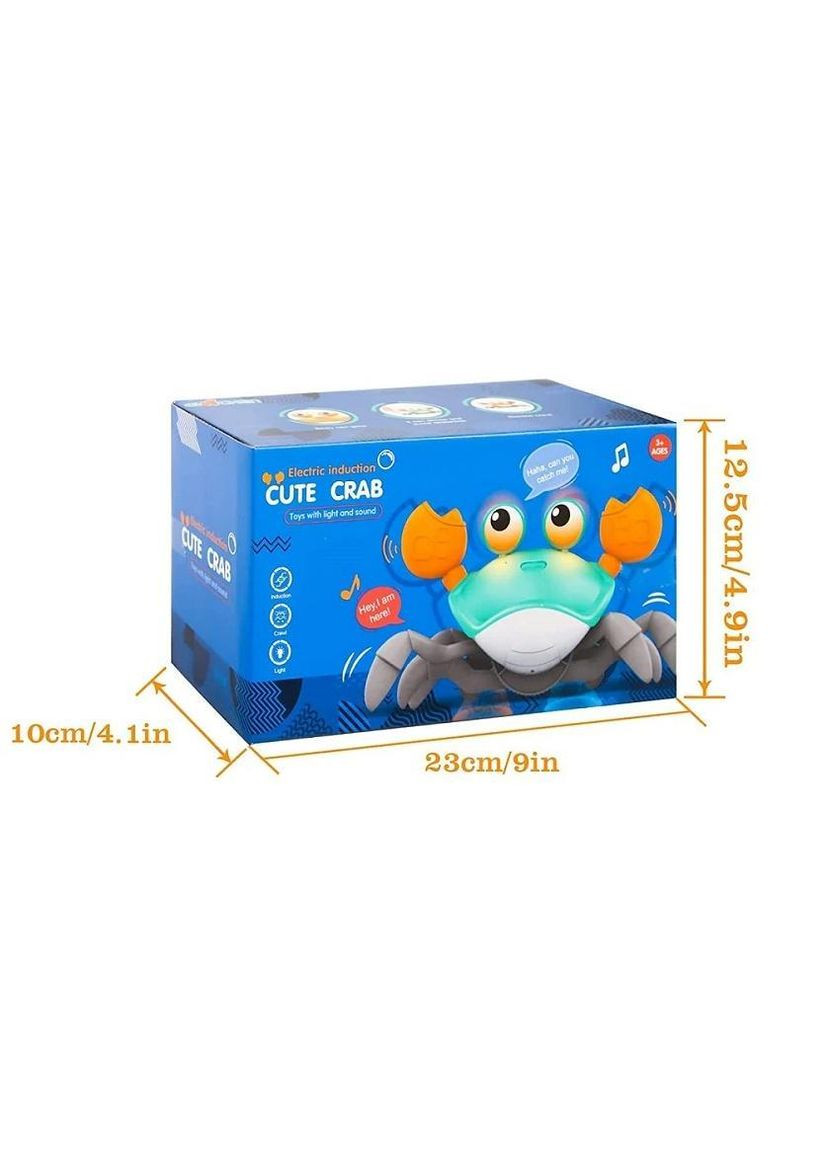 Детская интерактивная игрушка Танцующий краб Blue No Brand (365721787)