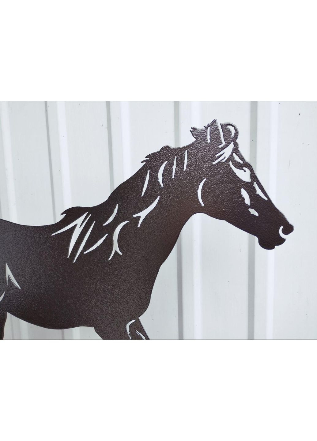 Флюгер на дом Лошадь №4 из металла 3 мм, флюгер на крышу No Brand (368896582)