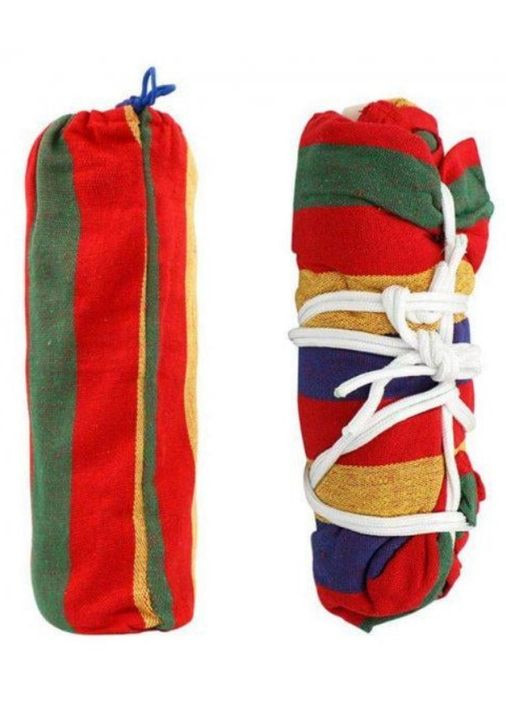 Гамак у гавайському стилі з поперечиною 200×80 см червоний (2104618619) No Brand (351363085)