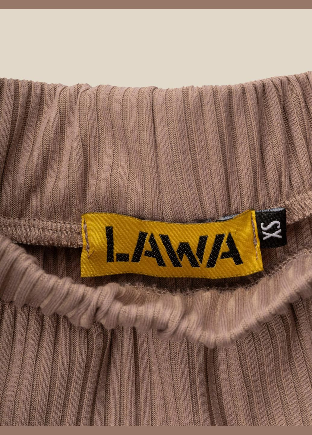 Бежевая повседневный однотонная юбка LAWA