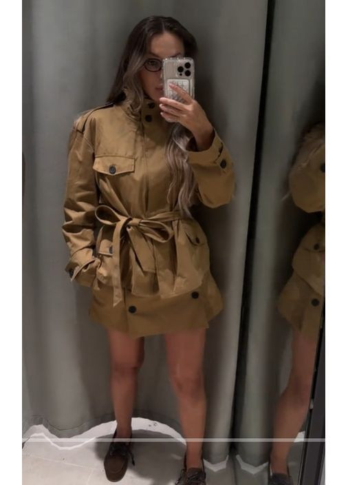 Короткая куртка - тренч Zara (364825586)