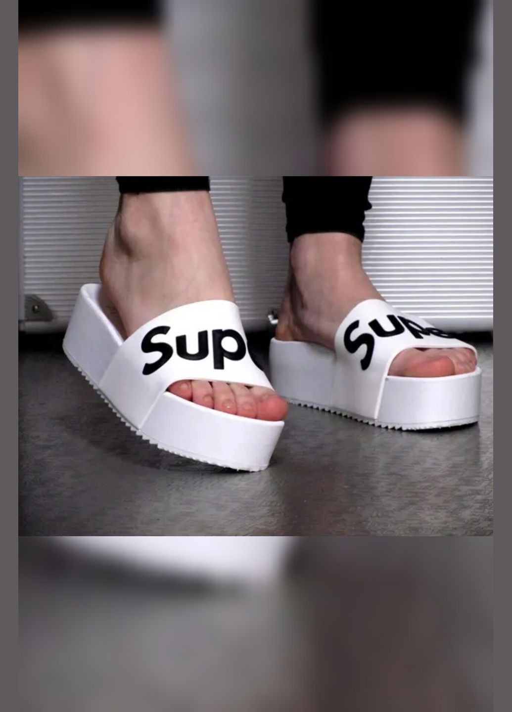 Шльопанці жіночі білі силіконові Progress Шльопанці (299766860)