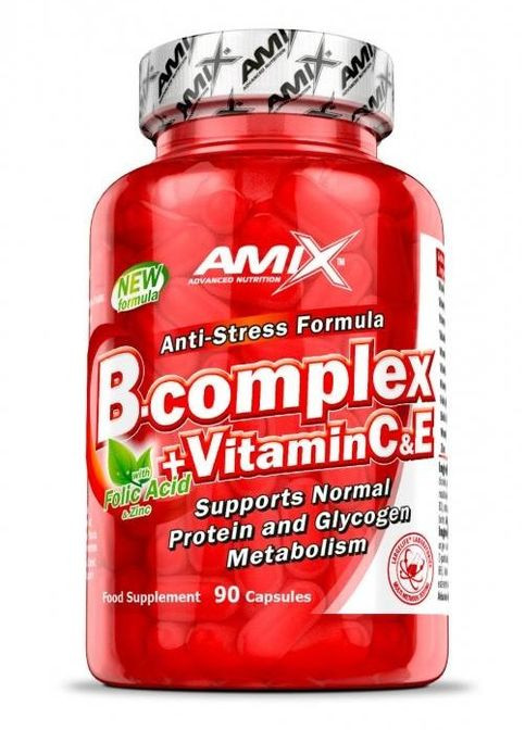 B-Complex + vit.C & vit.E 90 Caps Amix Nutrition (316509630)