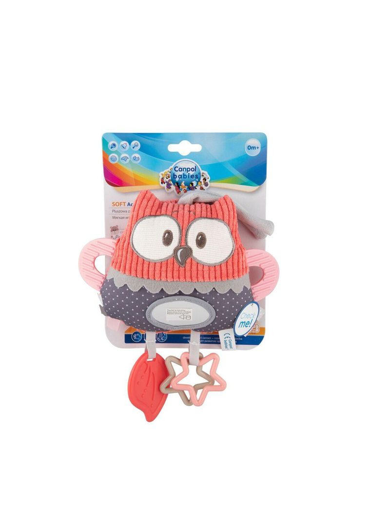 Игрушка плюшевая развивающая к кроватке/тележке "Pastel Friends" Коралова Canpol Babies (314951111)