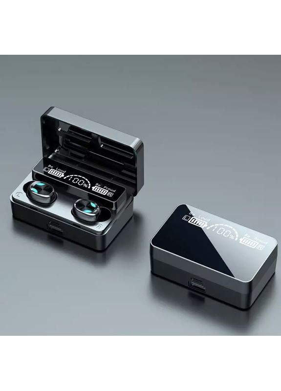 Бездротові Bluetooth навушники X3 з LED підсвічуванням, індикатором заряду, павербанком і сенсорами TWS (367401964)