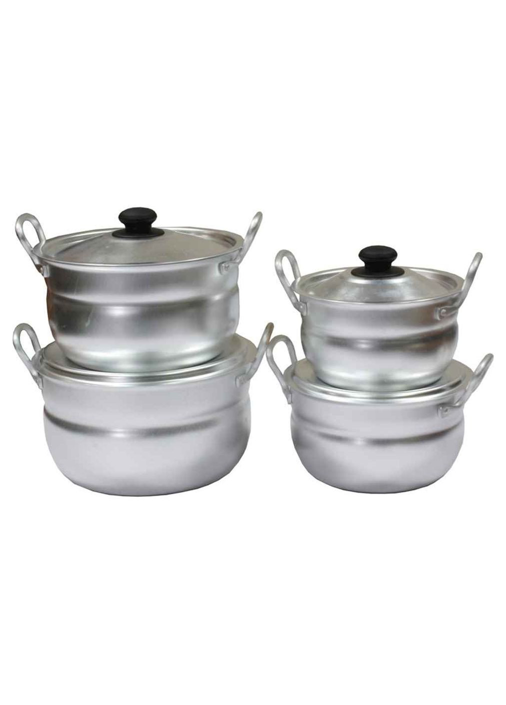 Набір каструль алюм. СФЕРИЧНИЙ 4-пр 1,6 2,4 3,4 4,5 Zauberg (357221514)