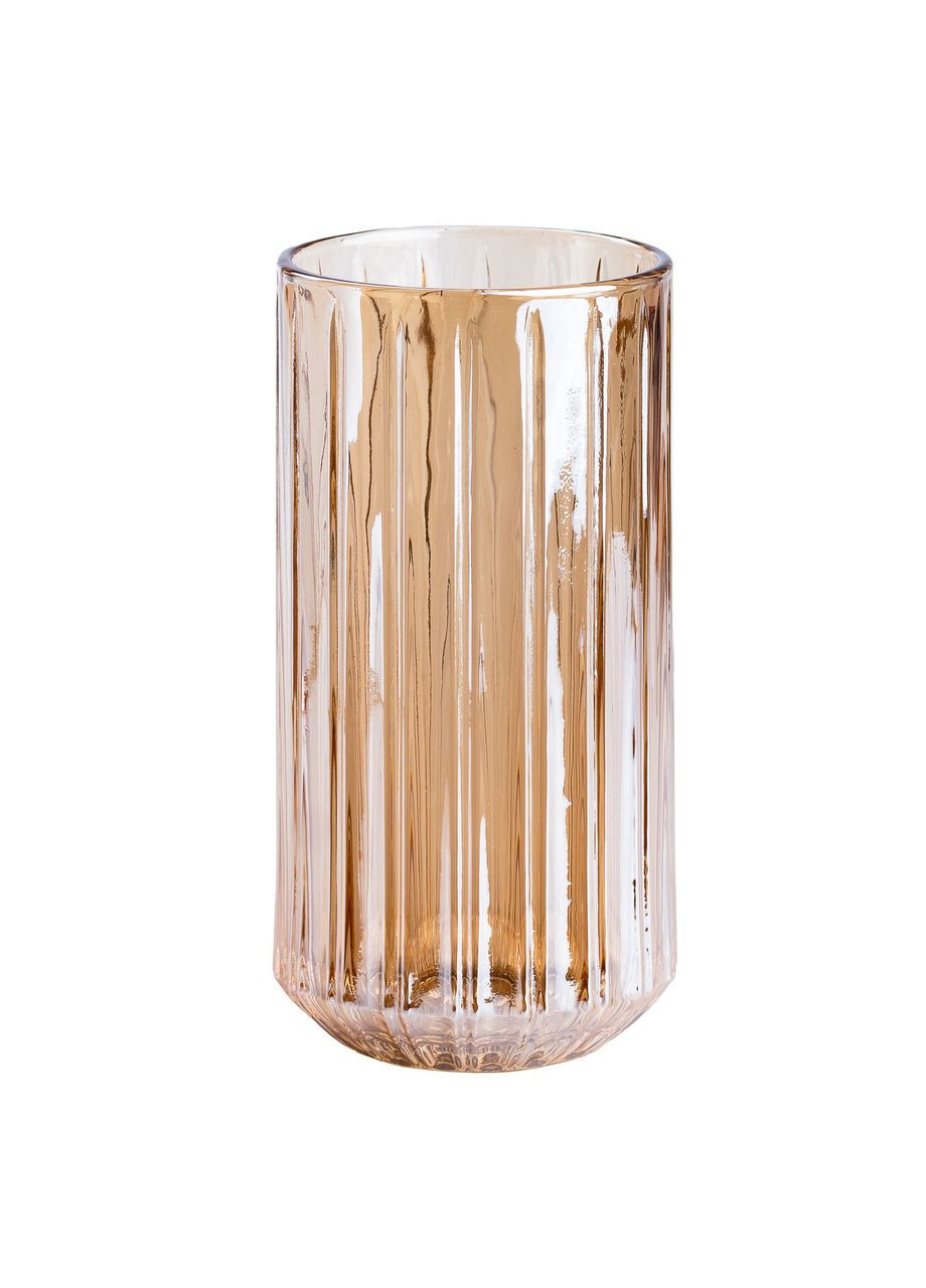 Набір склянок 6 штук по 380 мл скляний коричневий HP525 TS Kitchen (369654265)