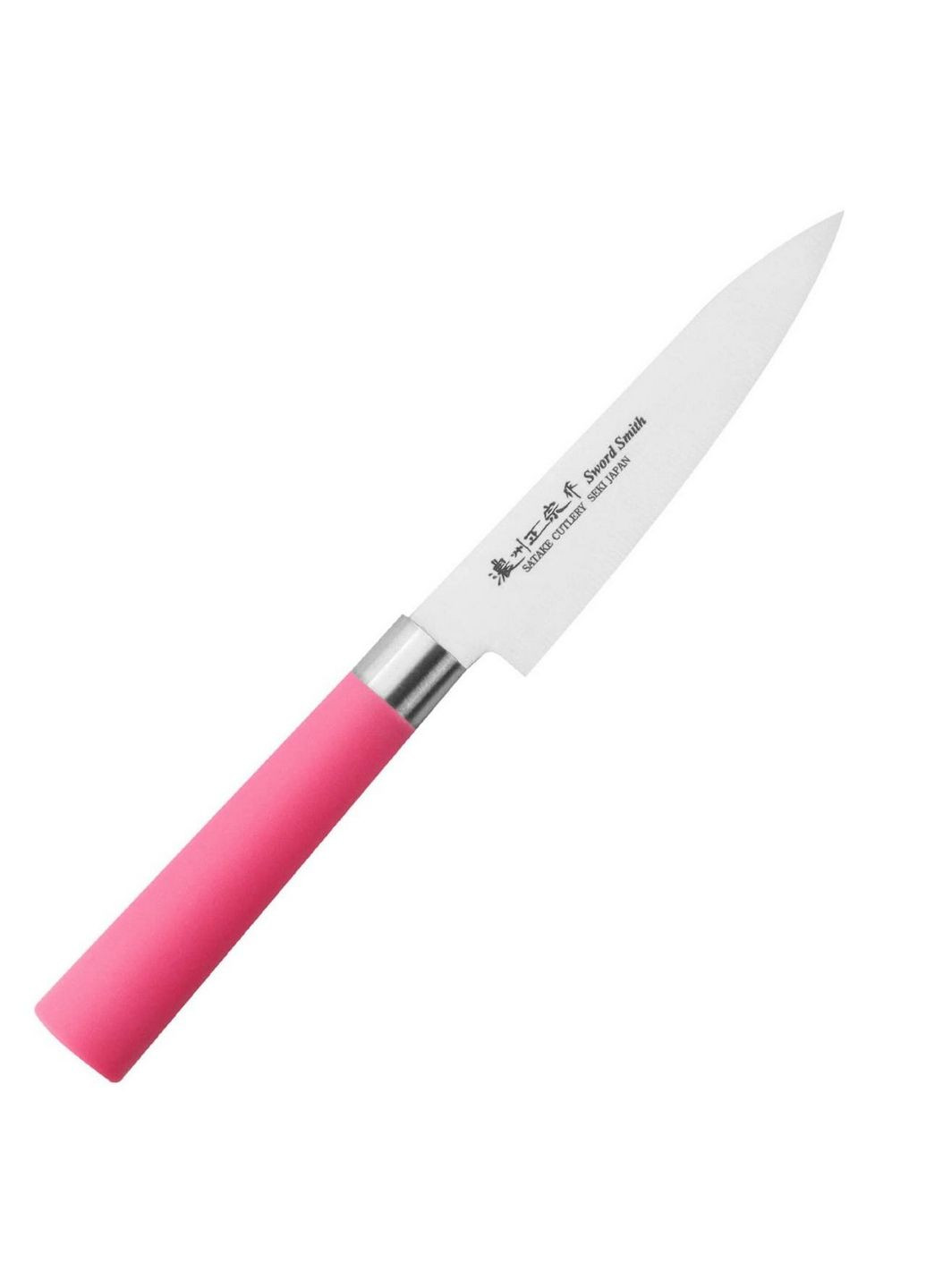 Кухонный нож универсальный 12 см Satake розовые,