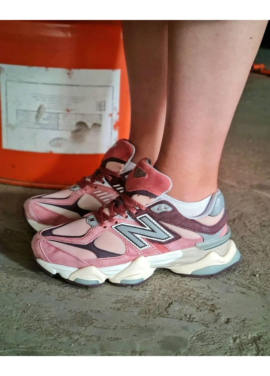 Червоні Осінні кросівки чоловічі new balance 9060 cherry blossom нью беланс 9060 No Brand