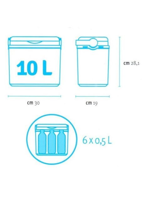 Изотермический контейнер Adriatic 10 л термобокс для еды и напитков для пикника и поездок ProDobro (367265890)