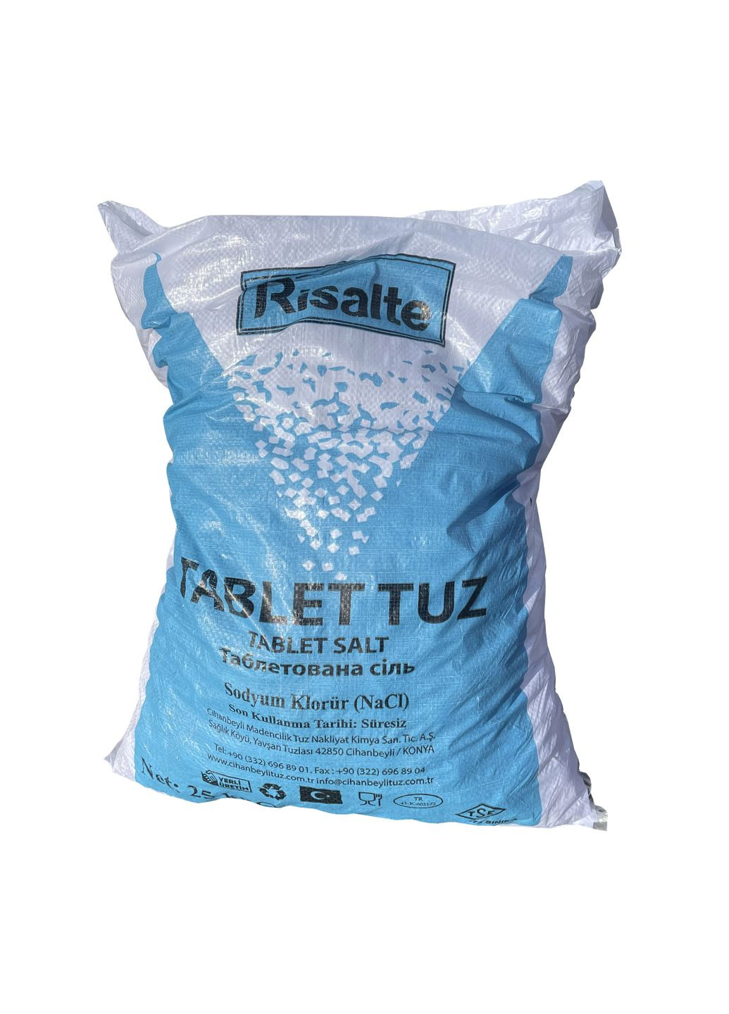 Соль таблетированная RISALT 25кг (Турция) Tuz (299999047)