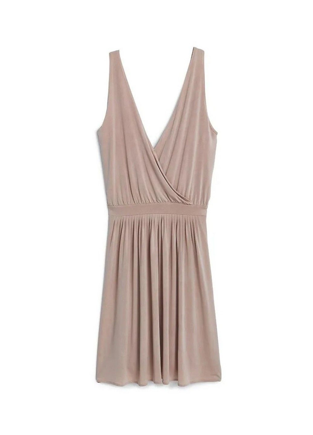 Бежевое коктейльное платье Mango