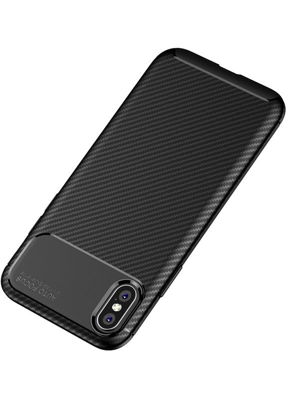 Чехолнакладка TPU Carbon Fiber 1,5mm Case Apple iPhone X/XS Black Toto (301836534)