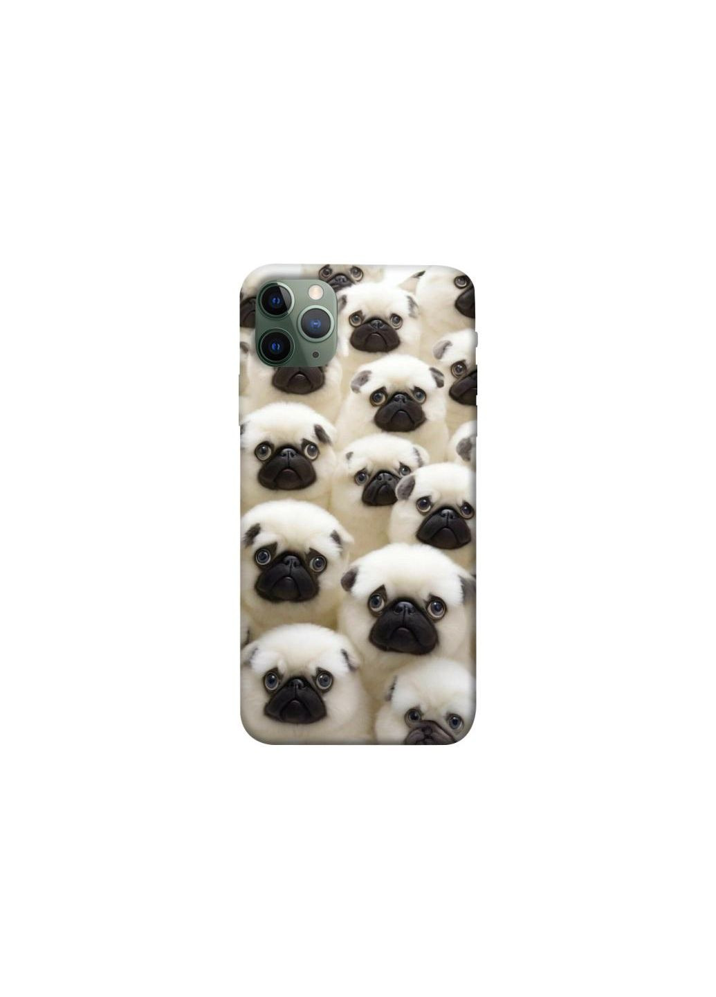 Чохол на Apple iPhone 11 Pro Max (6.5") Doggy Pug Love Frontalka (357288046)