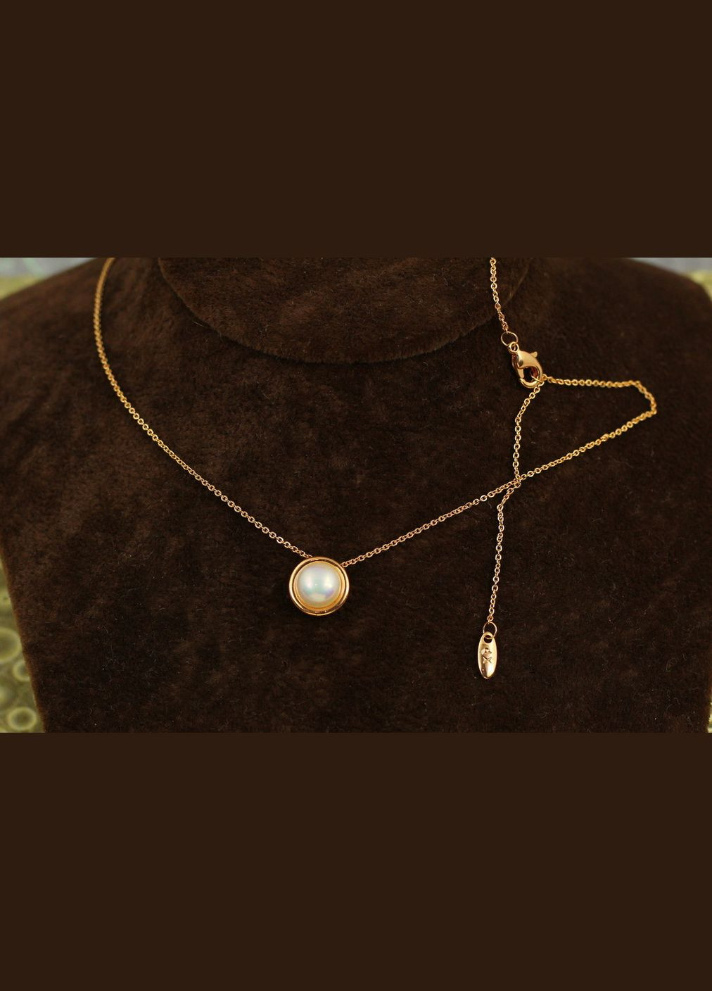 Набір ланцюг з рухомою перлиною 45 см добір 5 см Xuping Jewelry (317269279)