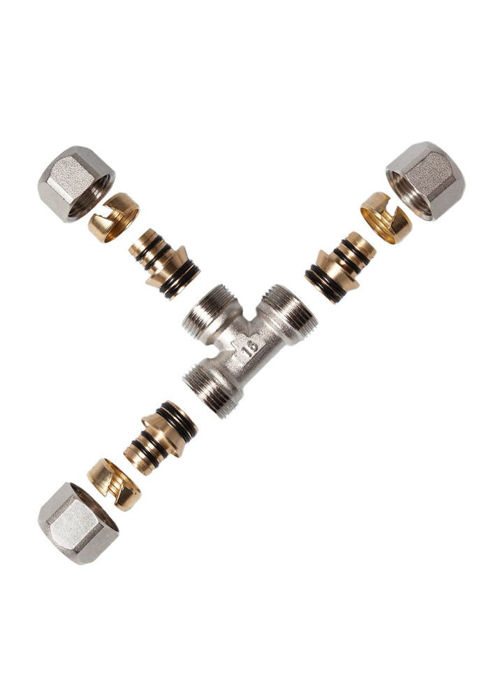 Тройник обжимной 20 мм ITAL (316095156)