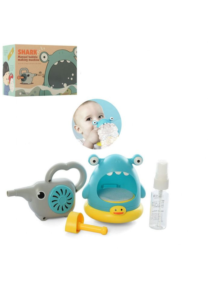 Детский генератор мыльных пузырей YB1761-3 для ванной Акула Metr+ (366974020)