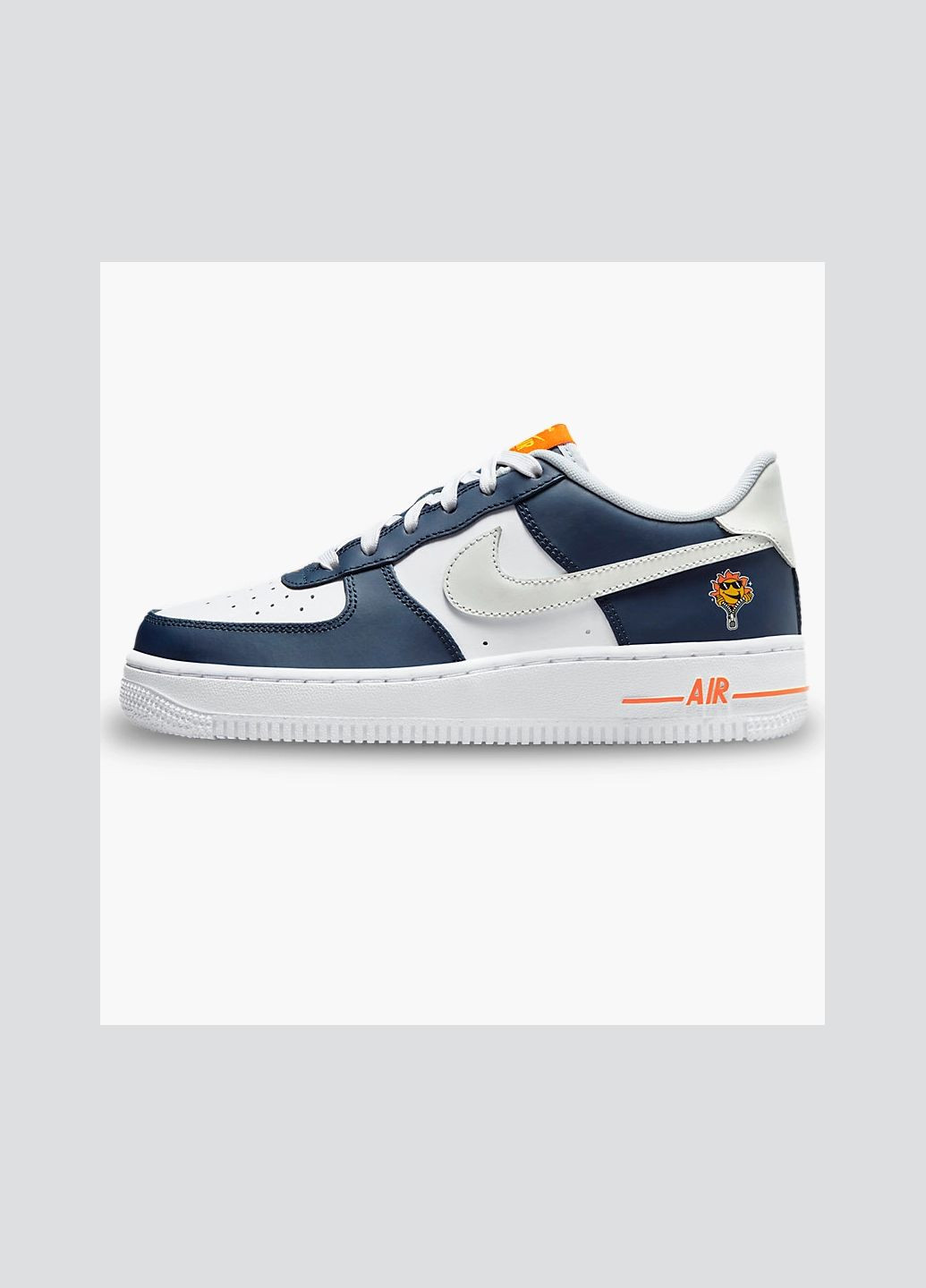 Кросівки дитячі Air Force 1 Low Lv8 White/Blue FN7239-410 Nike комбіновані демісезони (369934382)