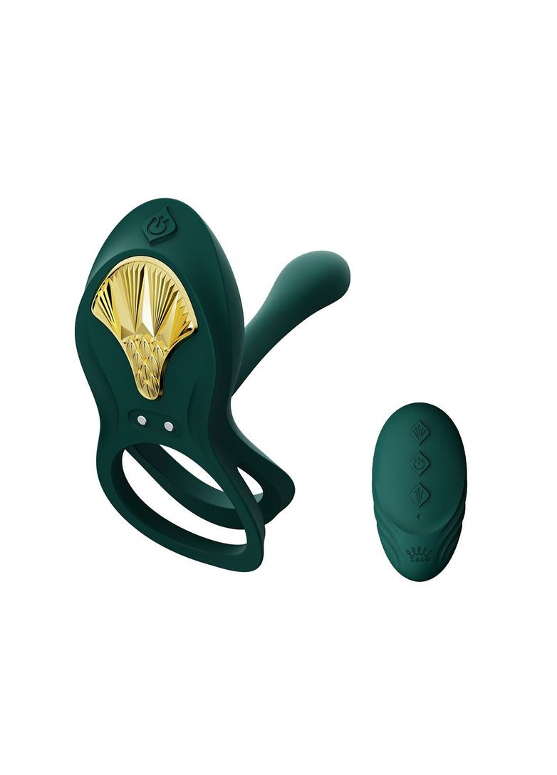 Смартерекционное кольцо BAYEK Turquoise Green, двойное с вводной частью, пульт ДУ - CherryLove Zalo (283251459)