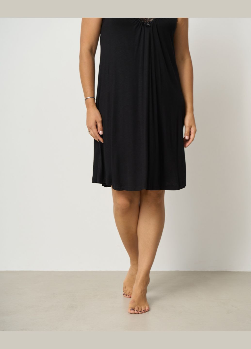 Віскозна сорочка на бретельці Nicoletta (304369459)