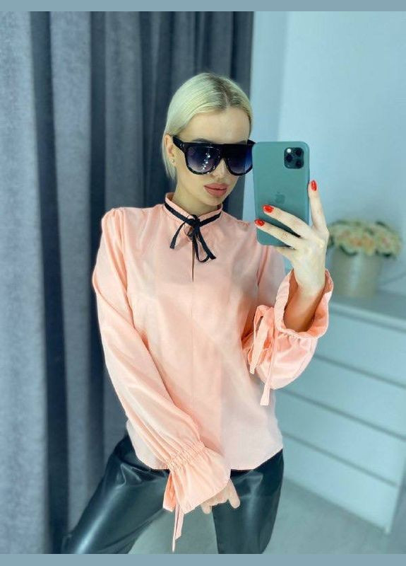 Пудрова блузка жіноча стильна Milani