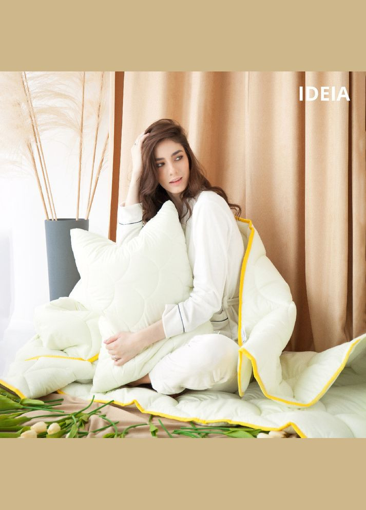 Одеяло зимнее Попкорн полуторное 140х200 см с кукурузным наполнителем антиаллергенное супер теплое IDEIA (334726933)