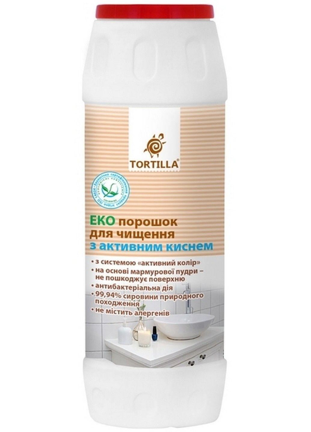 ЭКО чистящий порошок с активным кислородом. Антибактериальный 500 г Tortilla (290272326)