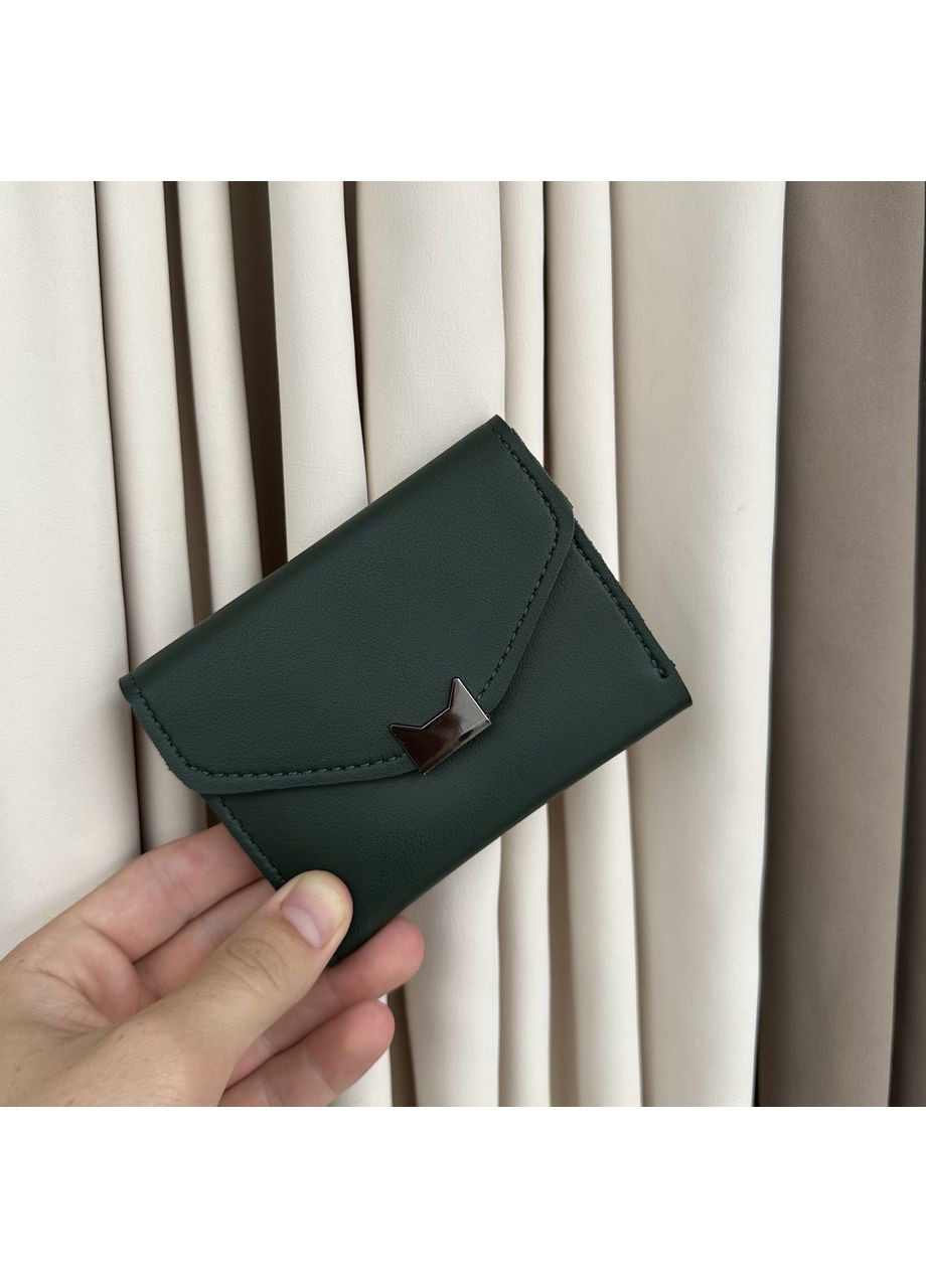Стильний жіночий розкладний гаманець, компактний міні-гаманець "Queen" (темно ) China (366890714)