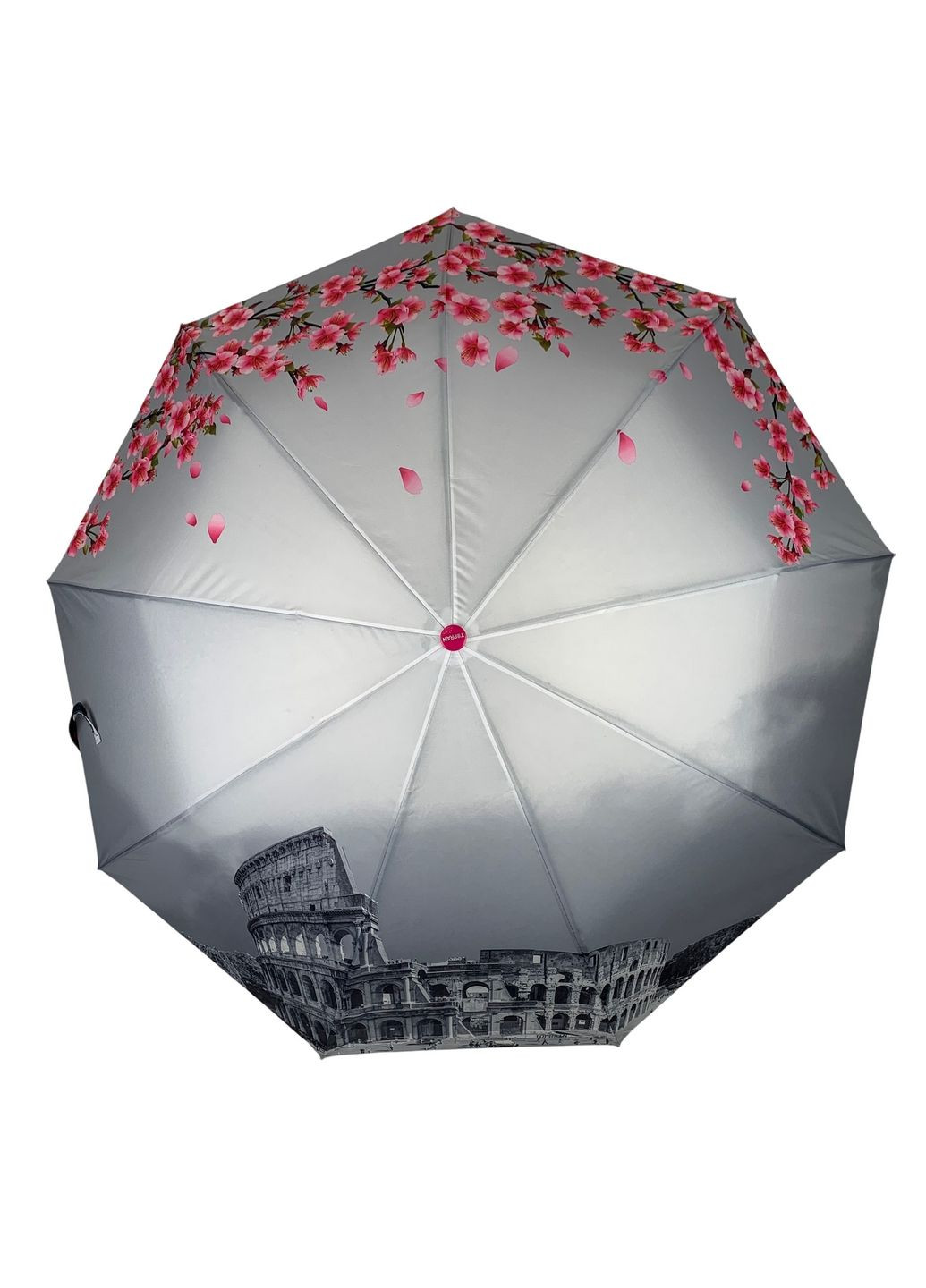 Комбінована жіноча парасолька напівавтоматична Toprain (288186971)