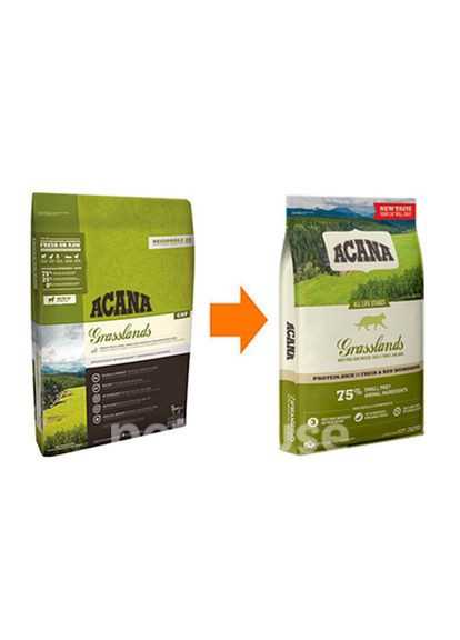 Grasslands (Акана Грасслэндс) сухой корм для котят и кошек всех пород Acana (298995825)