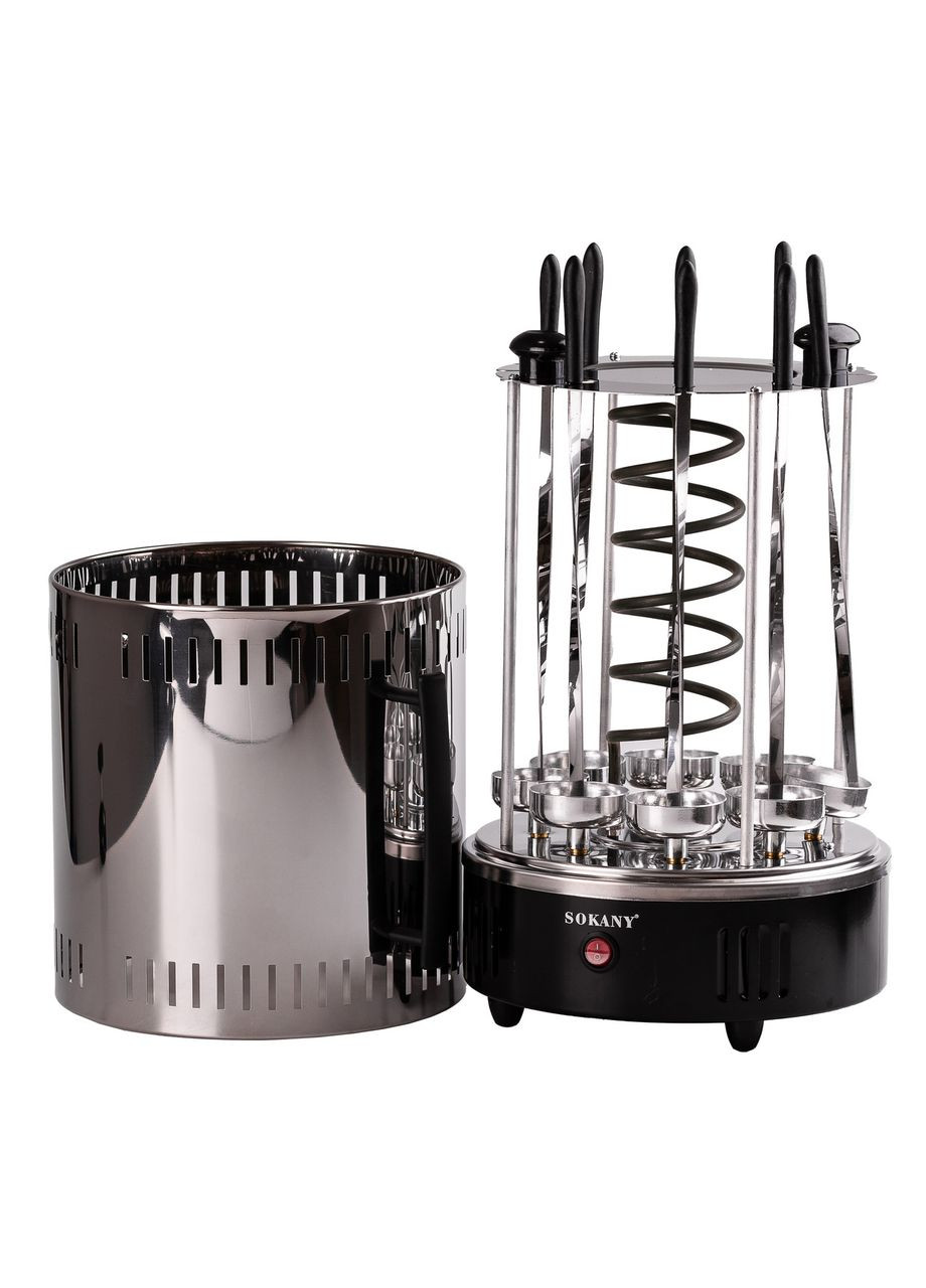 Електрошашличниця вертикальна SK6113 на 8 шампурів 1500 Вт Sokany (371482358)
