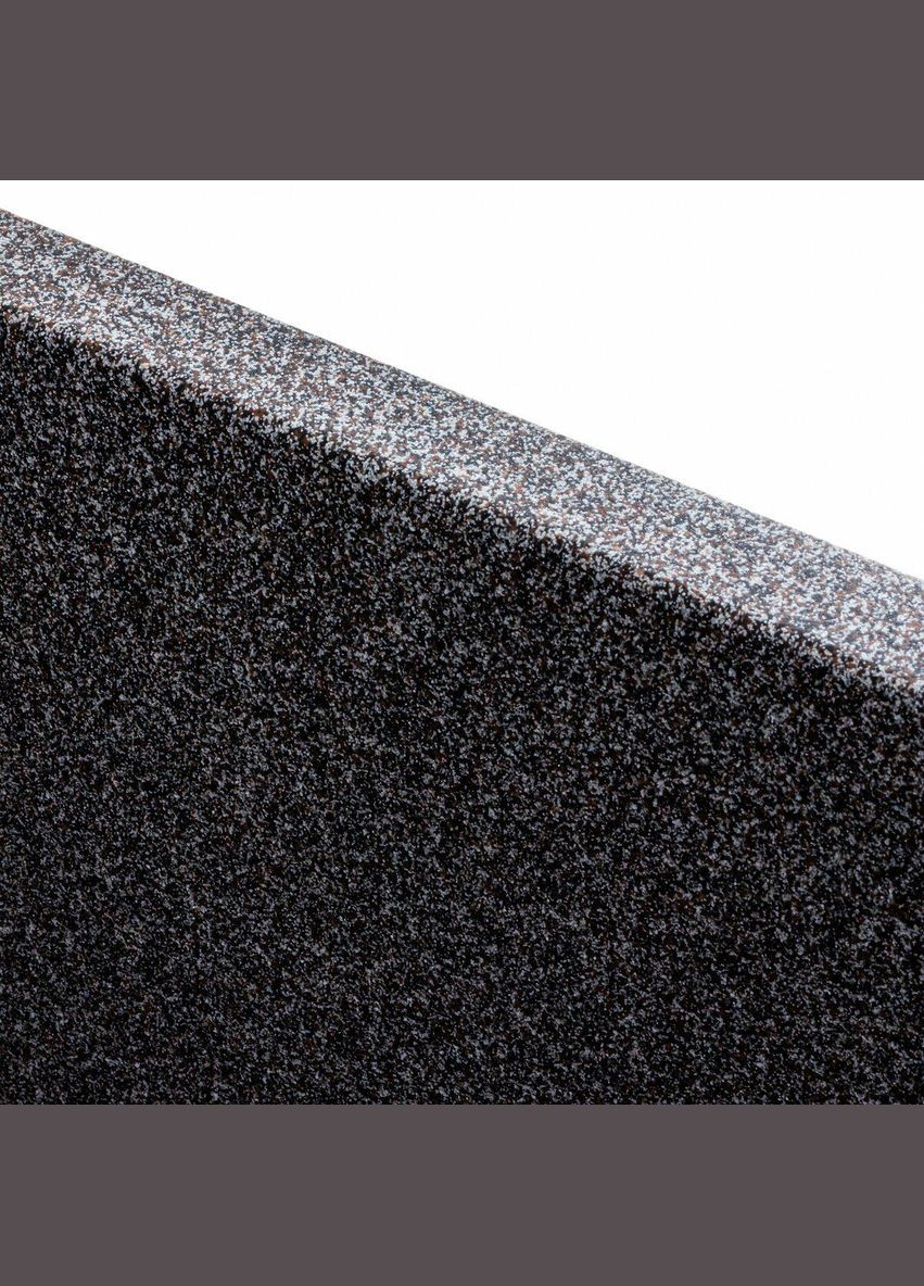 Гранітна мийка для кухні 4040 RUBA матовий мікс Platinum (342070981)